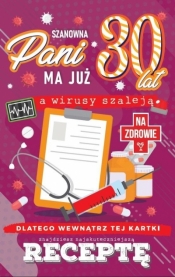 Karnet Urodzinowy z receptą 30 JCX - 046