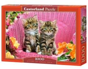 Puzzle Kittens on Garden Chair 1000 (C-103775)