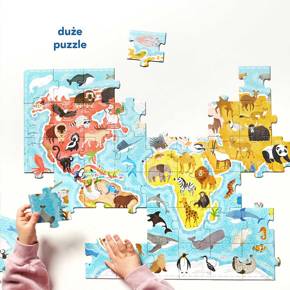 CzuCzu, Puzzle małego odkrywcy - Zwierzęta świata