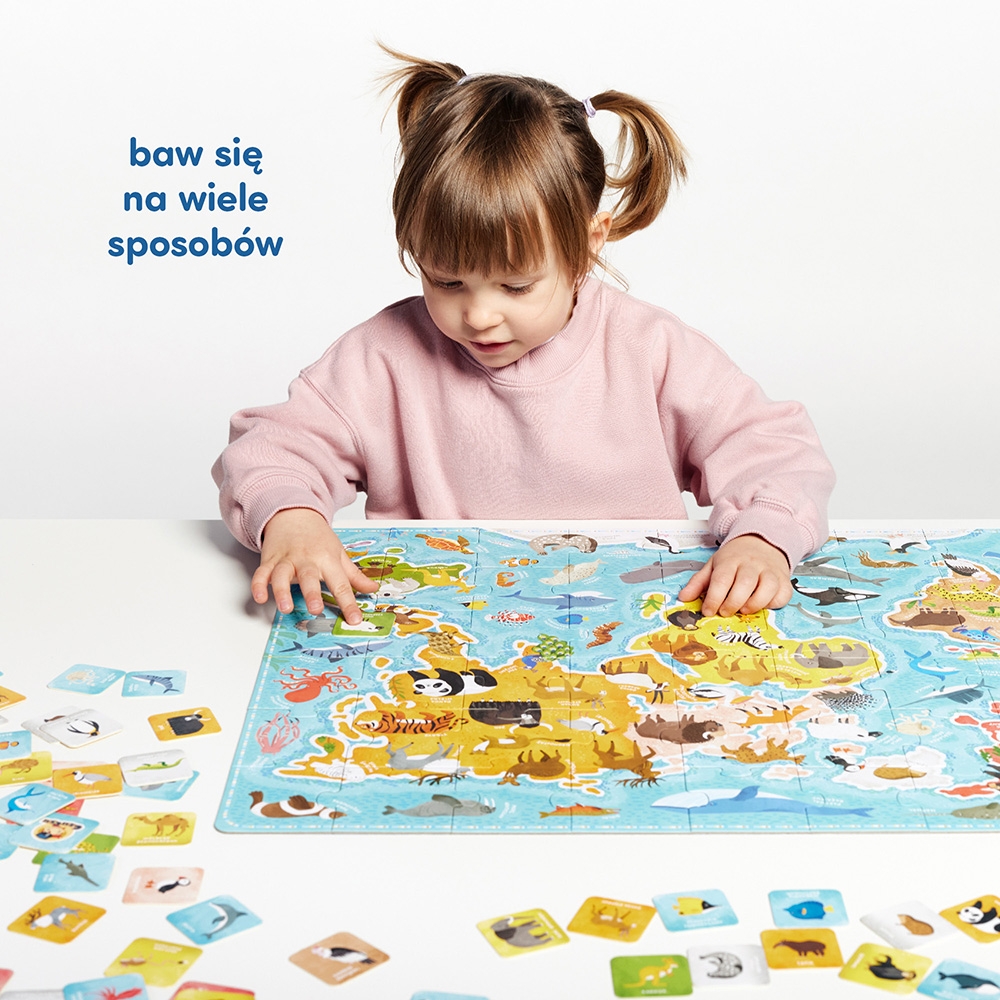 CzuCzu, Puzzle małego odkrywcy - Zwierzęta świata