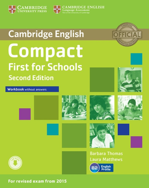 Compact First for Schools Workbook without Answers + Audio