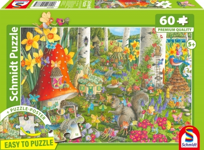 <img src='https://webimage.pl/pics/775/7/d4001504557775.jpg' style='height:440px' /> Puzzle 60 PQ Mały świat wróżek 114367