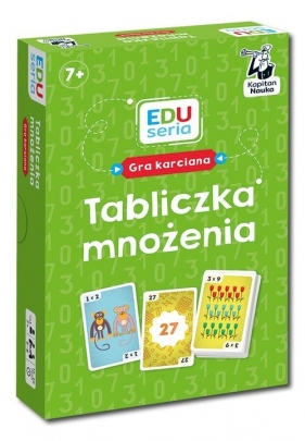 EDUseria: Gra karciana Tabliczka mnożenia. Kapitan Nauka - Patrycja Zakaszewska