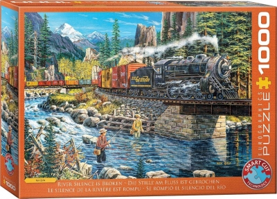 Puzzle 1000 River Silence is Broken by Ken Zylla 6000-5877
