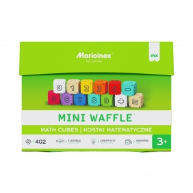 Mini Waffle Edu - Kostki Matematyczne, 400 el.