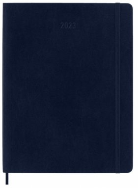 Kalendarz 2023 tyg. 12MXL miękka sapphire blue