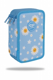 Coolpack, Piórnik potrójny z wyposażeniem Jumper 3 - Daisy Sun (F067834)