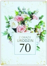 Kartka okolicznościowa Urodziny 70