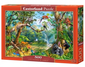 Puzzle Life Hidden in Jungle 500 (B-52776)