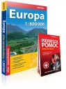 Europa atlas samochodowy 1:800 000 + Pierwsza pomoc - krok po kroku -