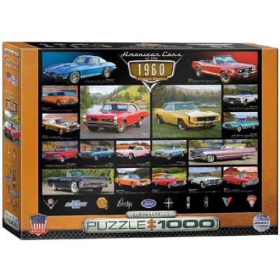 <img src='https://webimage.pl/pics/776/6/d628136606776.jpg' style='height:440px' /> Puzzle 1000 American Cars of the 1960s 6000-0677