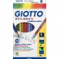 Kredki Giotto Stilnovo 10kol+gumka+temperówka