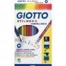 Kredki Giotto Stilnovo, 10 kolorów + gumka, temperówka (256800 FIL)