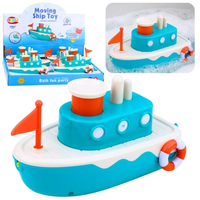 <img src='https://webimage.pl/pics/776/8/d5905991088776.jpg' style='height:440px' /> Zabawka do kąpieli statek nakręcany
