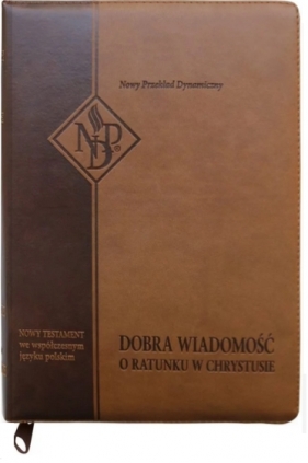 Nowy Testament NPD ciemnobrązowy z paginatorami - Opracowanie zbiorowe
