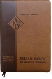 Nowy Testament NPD ciemnobrązowy z paginatorami - Opracowanie zbiorowe
