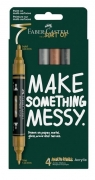Markery akrylowe metaliczne 4kol. FABER CASTELL