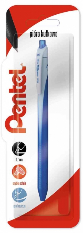 Pióro kulkowe 0,7 mm EnerGel BL437 niebieski 1 szt.