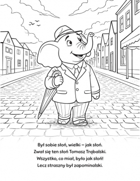 Maluj i czytaj. Wiersze dla smyka. Słoń Trąbalski - Julian Tuwim
