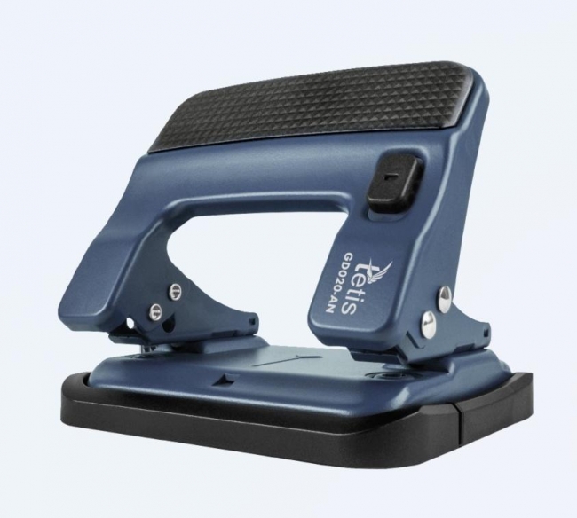 Dziurkacz metalowy niebieski 30 kartek