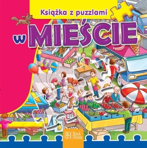 Książka z puzzlami W mieście