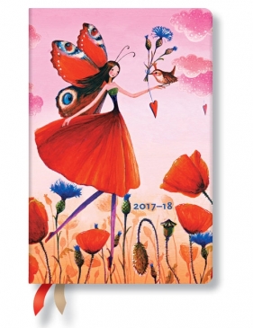 Kalendarz 2017-18 18-mc Poppy Field Mini Hor