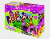 Minnie Mouse Giant Puzzle dwustronne + mazaki