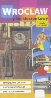 Plan kieszonkowy - Wrocław w.polska 1:16 500 - Opracowanie zbiorowe