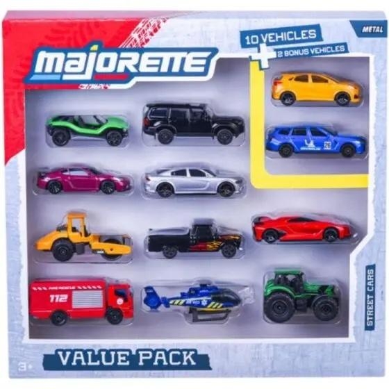 Majorette Street cars 12-pak