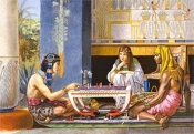 Puzzle 1000 Copy of Egyptian Chess Players, Sir Lawrence Alma-Tadema (102778) - praca zbiorowa