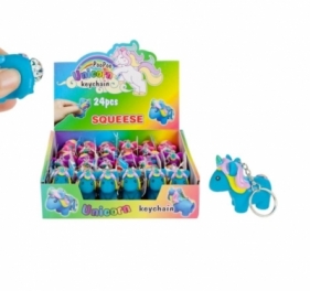 Brelok gumowy jednorożec 6cm