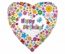 Balon foliowy Happy Birthday 45cm