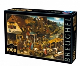 Puzzle 1000: Przysłowia, Brueghel