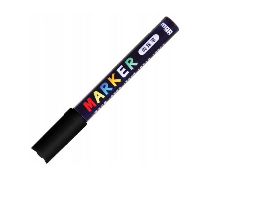 Marker akrylowy M&G, 1-2mm, czarny. (MG APL900-9)