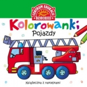 Kolorowanki Pojazdy Książeczka z nalepkami