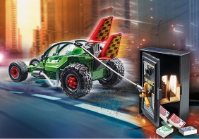 Playmobil City Action: Policyjny gokart - Pościg za włamywaczem do sejfu (70577)