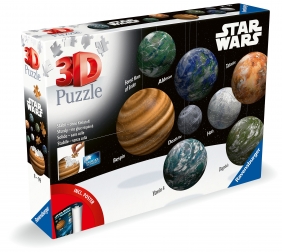 Ravensburger, Puzzle 3D 540: Kula - Star Wars Galaktyka (11577)
