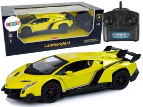 Auto Sportowe R/C 1:24 Lamborghini Veneno żółte