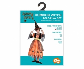 Zestaw dla dzieci Dyniowa Czarownica rozm. 130/140
