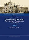 Protokoły posiedzeń Senatu Uniwersytetu Poznańskiego 1919-1939. Tom II, 4 IX Anna Domalanus, Irena Mamczak-Gadkowska, Monika Sak, Aleksandra Wysokińska