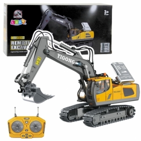 Koparka gąsienicowa RC 11-CH 1:20 żółta