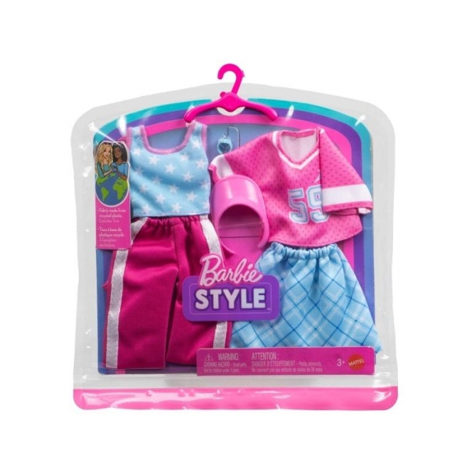 Barbie Ubranka + akcesoria 2-pak