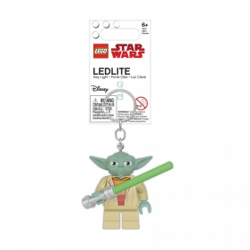 Lego, Brelok do kluczy z latarką Star Wars Yoda z mieczem świetlnym (LGL-KE122)