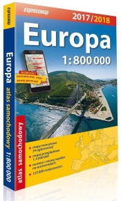 Europa atlas samochodowy 1:800 000