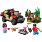 Lego, Jurassic World - Ucieczka terenówką przed raptorem, 285 el. (76972)