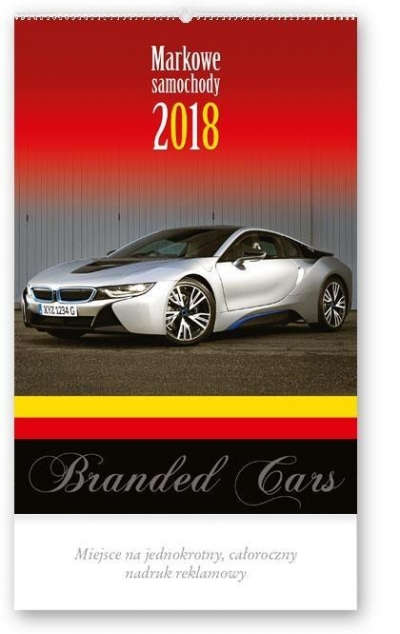Kalendarz reklamowy 2018 - Markowe samochody RW27