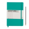 Notes Medium Leuchtturm1917 w linie szmaragdowy 344790