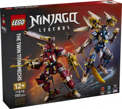 <img src='https://webimage.pl/pics/779/5/d5702018055779.jpg' style='height:440px' /> LEGO Ninjago Bliźniacze tytanowe mechy 71870