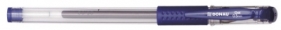 Długopis żelowy Donau przeźroczysty niebieski 0,5mm (734200110)