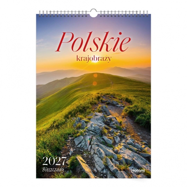 Kalendarz 2027 A3 ścienny Polskie krajobrazy